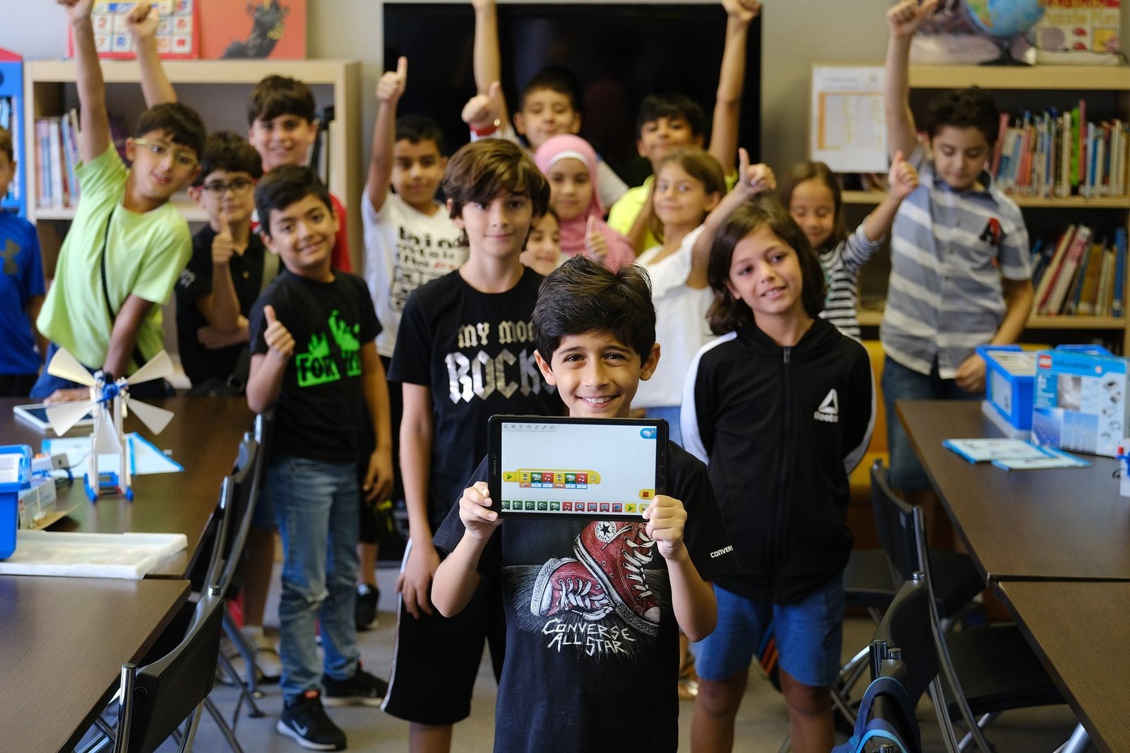 Kids coding in Lebanon